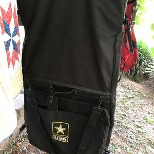 U.S. Army Canvas Foldable Garment Bag Military
